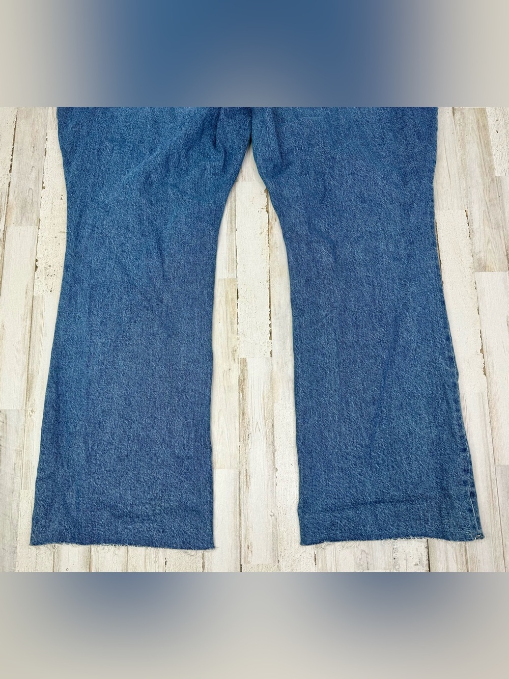 Old Navy Jeans Womens 26 Kicker Boot Cut Ex High Rise Button Fly Raw NWT - Picture 12 of 12